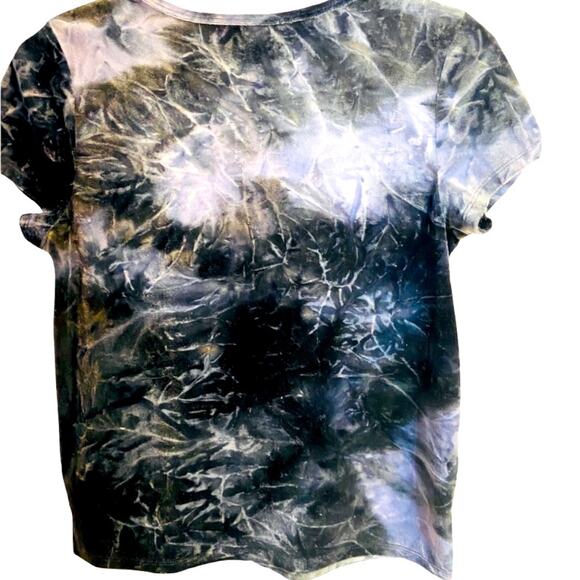 American Eagle - Crushed VelvetTie Dye T-Shirt - Picture 2 of 3